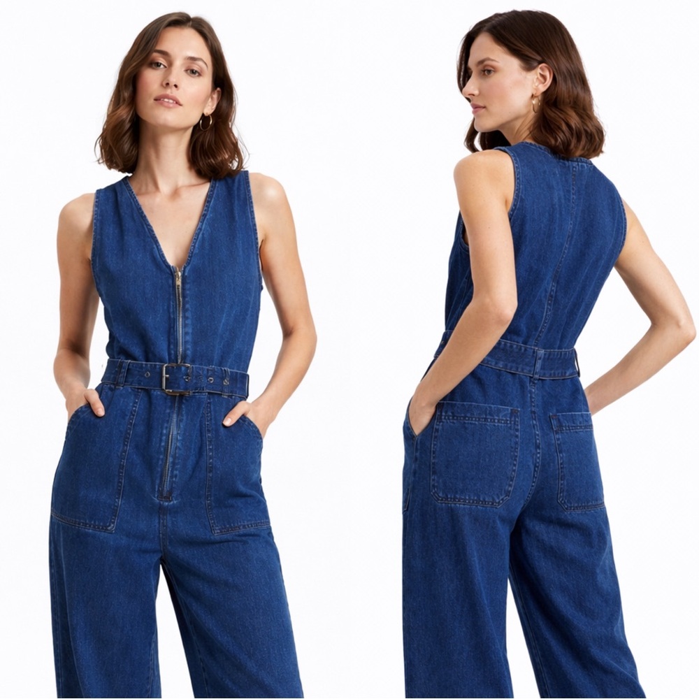 Rachel Comey x Target Denim Jumpsuit Blue Women’s Size 2 Excellent Condition